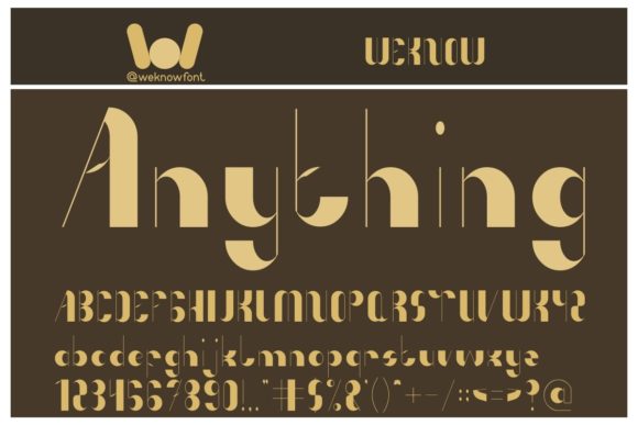 Anything: A Display Font That Elevates Digital Headlines