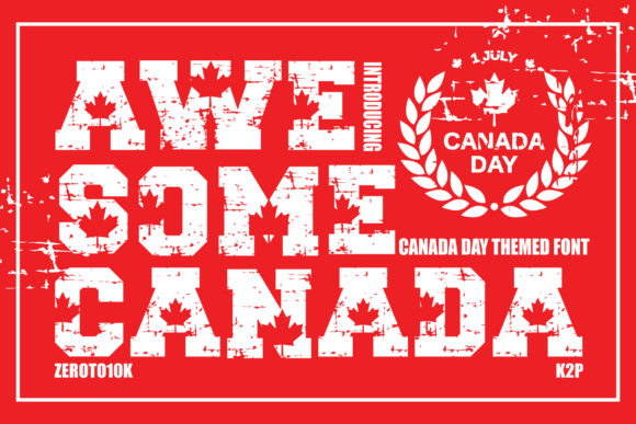 Awesome Canada: A Bold Display Font for Editorial Impact