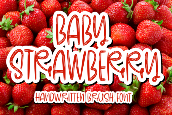 Baby Strawberry: A Playful Display Font for Editorial Charm