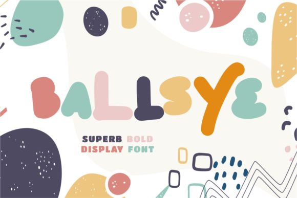 Ballsye: A Bold Display Font for Editorial Impact
