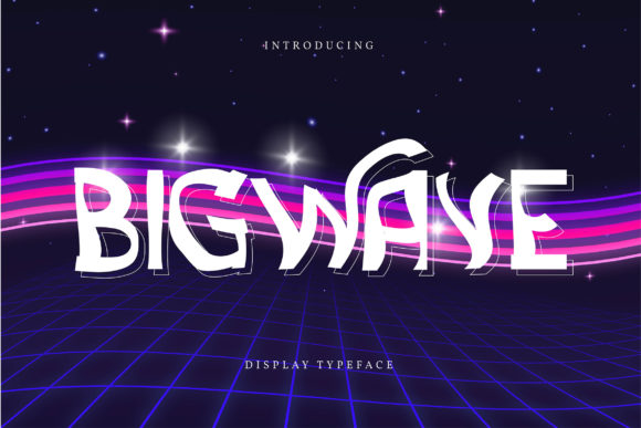Bigwave: A Display Font That Feels Like a Deep Breath