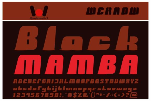 Black Mamba: A Bold Display Font for Editorial Impact