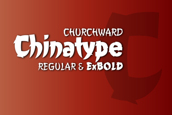 Churchward Chinatype: A Spooky Display Font That Stops Scrolling