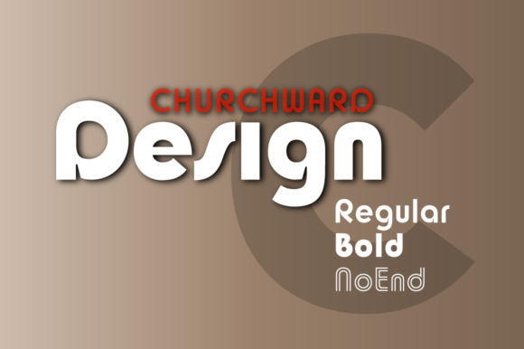 Churchward Design: A Bold Display Font That Elevates Real Small Business Branding