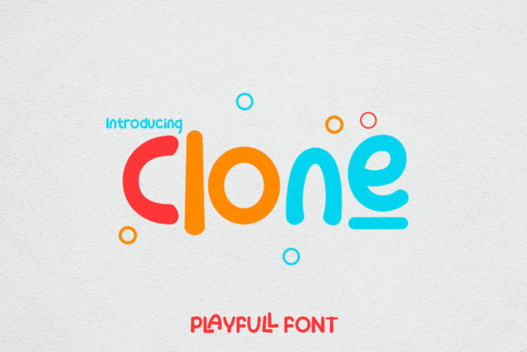 Clone: A Playful Display Font That Delights in Digital Spaces