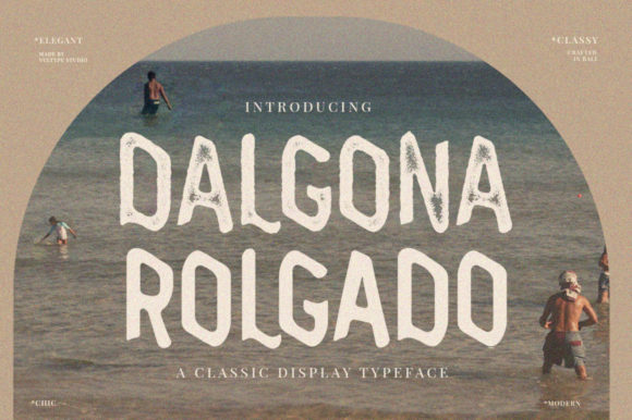 Dalgona Rolgado: A Playful Display Font That Delivers Personality