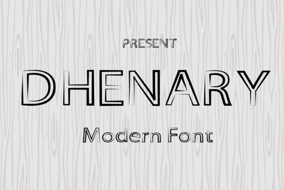 Dhenary: A Display Font That Makes Your Brand Instantly Stand Out