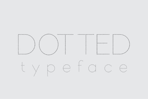 Dotted Display Font for Small Business Branding