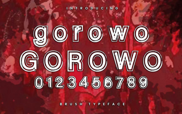 Gorowo: A 3D Display Font That Lifts Your Digital Brand