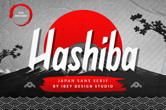 Hashiba: A Japanese-Inspired Display Font for Scroll-Stopping Campaigns
