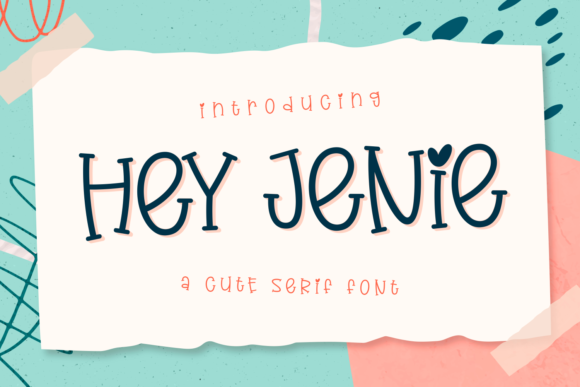 Hey Jenie: A Display Font That Makes Your Brand Feel Like *You*