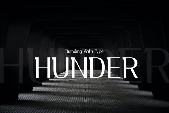 Hunder: A Modern Display Font That Actually Works