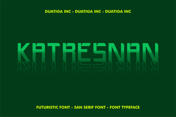 Katresnan: A Bold Display Font for Confident Branding