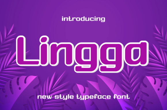 Lingga: A Cool Urban Display Font That Actually Works