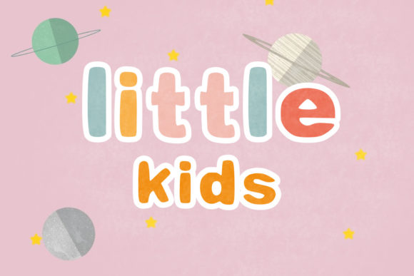 Little Kids: A Friendly Display Font for Small Business Branding