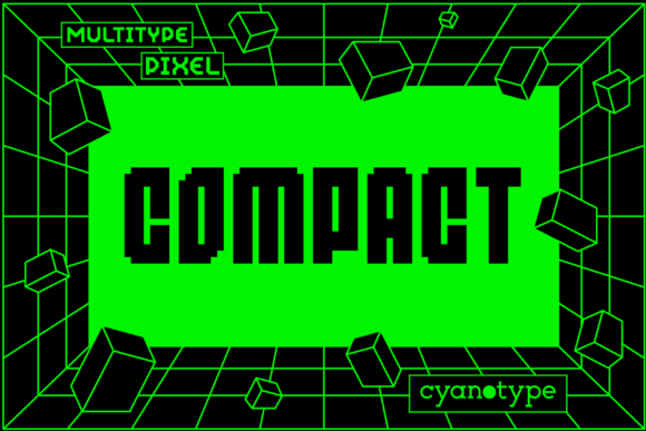MultiType Pixel Compact: A Display Font That Grabs Attention