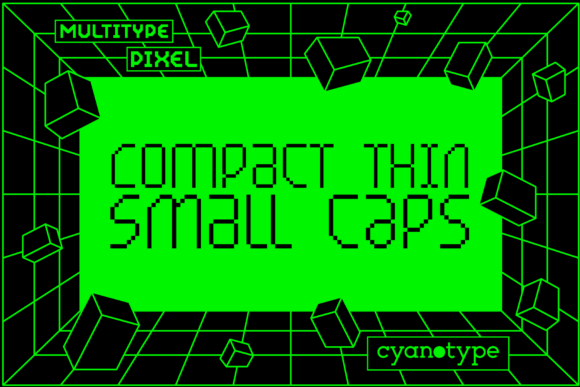 MultiType Pixel Compact Thin: A Display Font for Scroll-Stopping Campaigns