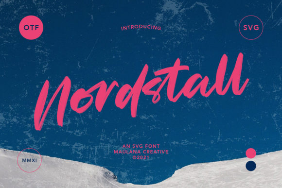 Nordstall: A Handwritten Display Font That Feels Like Home