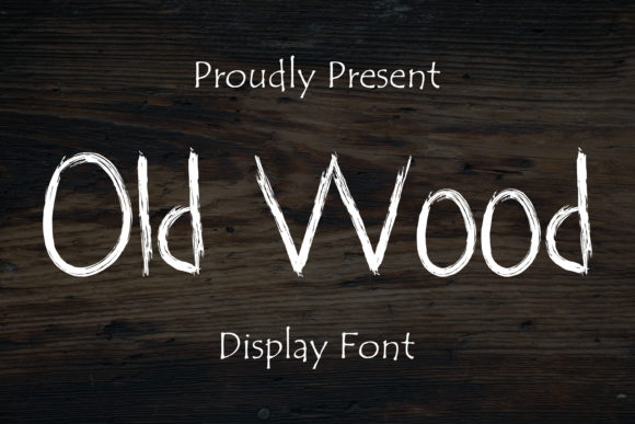 Old Wood: A Brushed Display Font for Distinctive Web Design