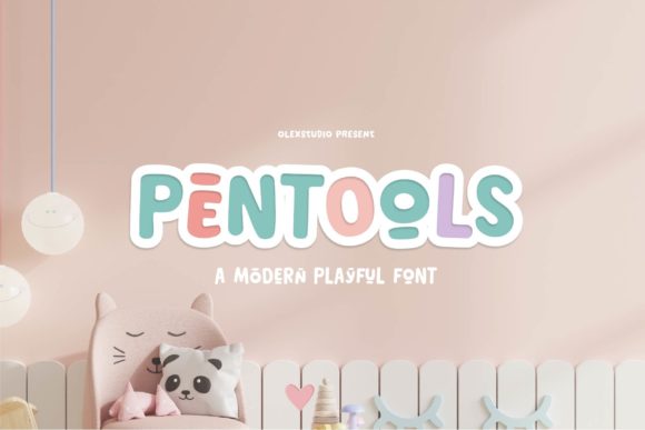 Pentools: A Playful Display Font That Makes Your Brand Shine