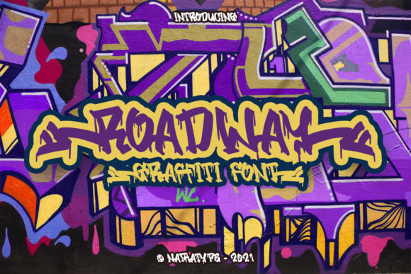 Roadway: A Graffiti Display Font That Commands Attention