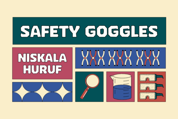 Safety Goggles: A Bold Display Font That Commands Attention