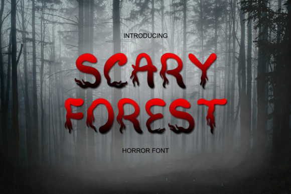 Scary Forest: A Display Font That Screams “Halloween” Without Saying a Word