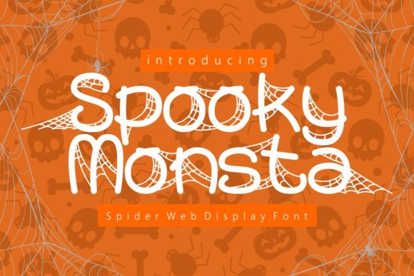Spooky Monsta: A Playful Display Font for Digital Branding
