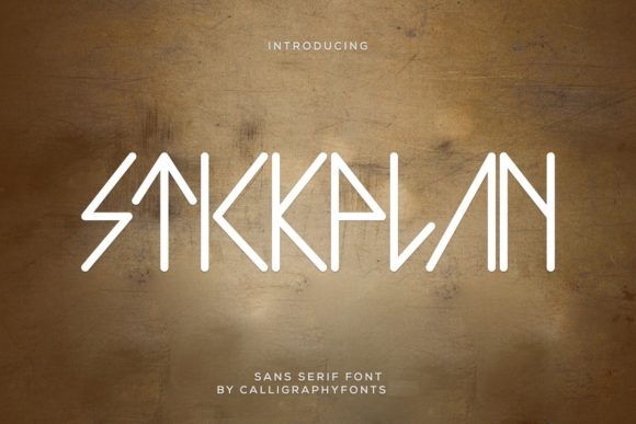 Stickplan: A Clean, Geometric Display Font for Digital Brands