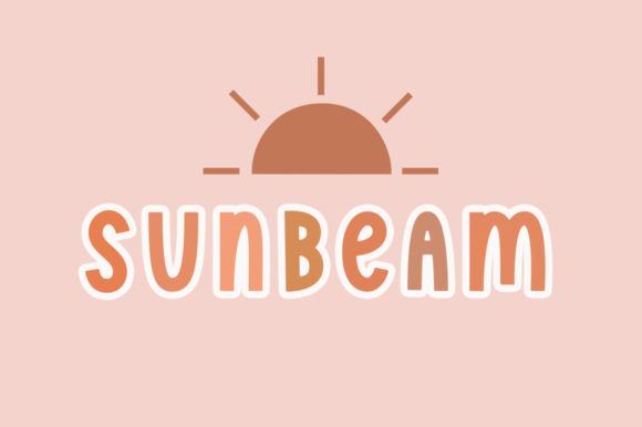 Sunbeam Display Font: Bold, Cool, and Perfect for Small Business Branding