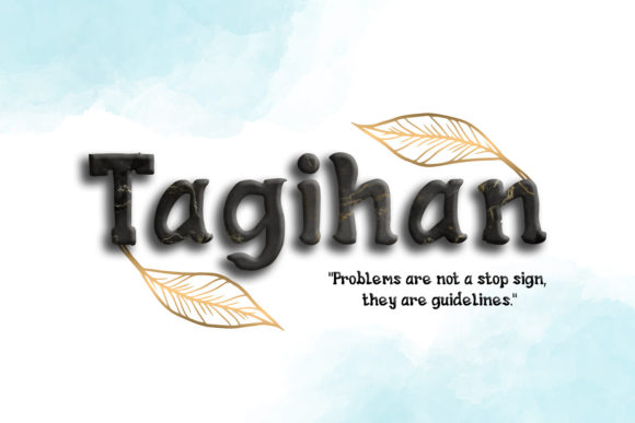 Tagihan: A Playful Display Font for Friendly Digital Brands