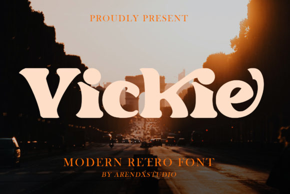 Vickie: A Bold Display Font for Editorial Impact