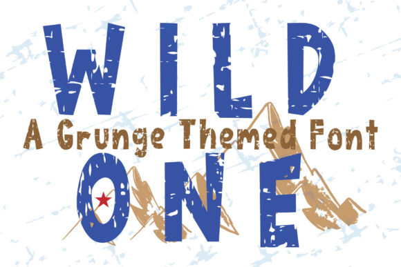 Wild One Display Font for Handmade Creators